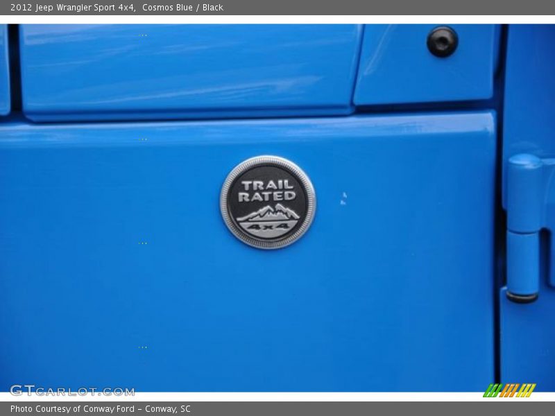 Cosmos Blue / Black 2012 Jeep Wrangler Sport 4x4