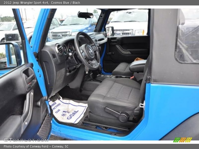 Cosmos Blue / Black 2012 Jeep Wrangler Sport 4x4