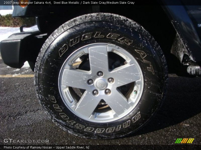 Steel Blue Metallic / Dark Slate Gray/Medium Slate Gray 2007 Jeep Wrangler Sahara 4x4