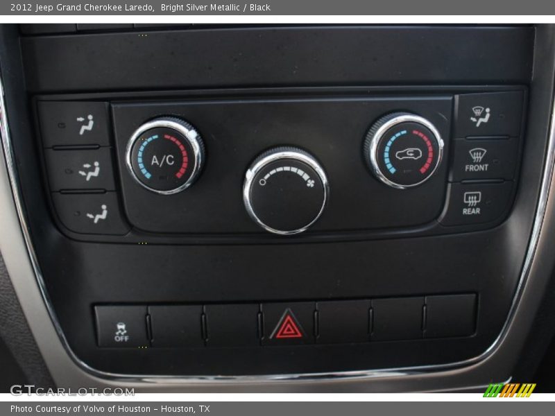 Bright Silver Metallic / Black 2012 Jeep Grand Cherokee Laredo