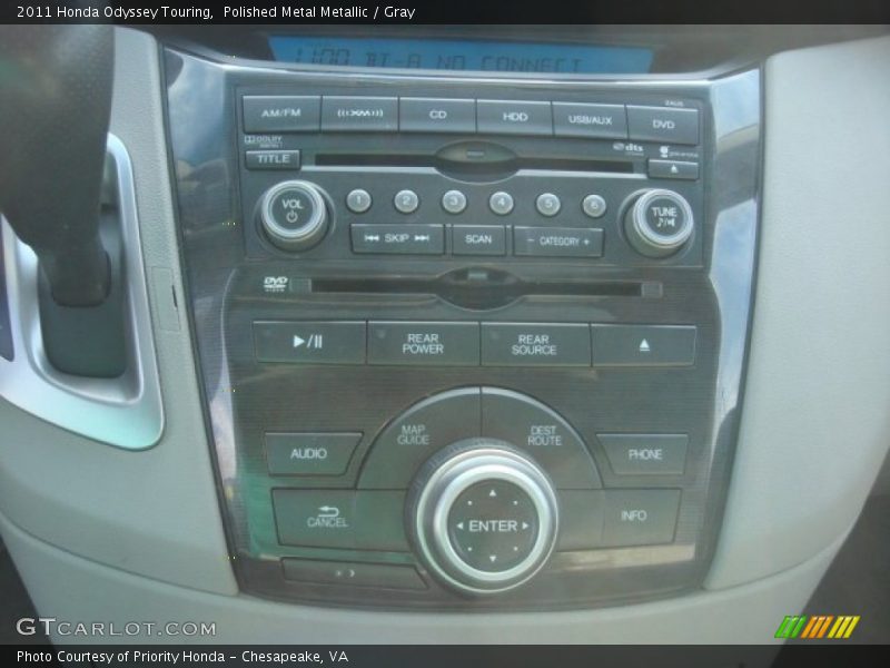 Polished Metal Metallic / Gray 2011 Honda Odyssey Touring