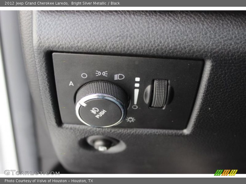 Bright Silver Metallic / Black 2012 Jeep Grand Cherokee Laredo