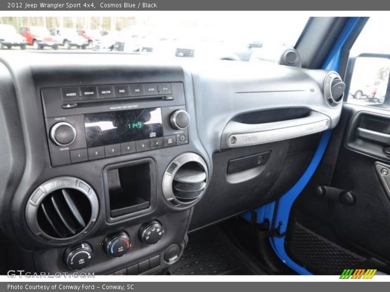 Cosmos Blue / Black 2012 Jeep Wrangler Sport 4x4
