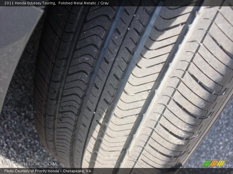Polished Metal Metallic / Gray 2011 Honda Odyssey Touring