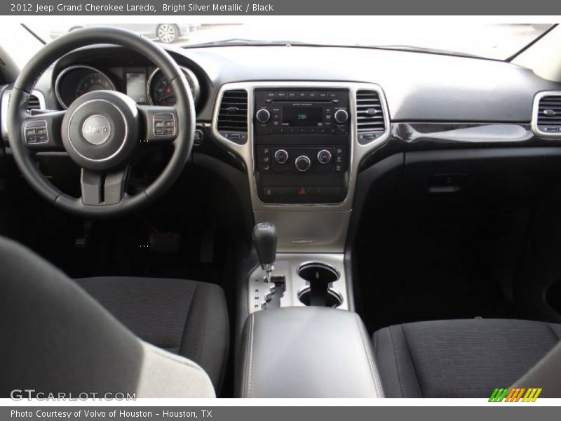 Bright Silver Metallic / Black 2012 Jeep Grand Cherokee Laredo