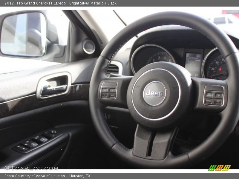 Bright Silver Metallic / Black 2012 Jeep Grand Cherokee Laredo