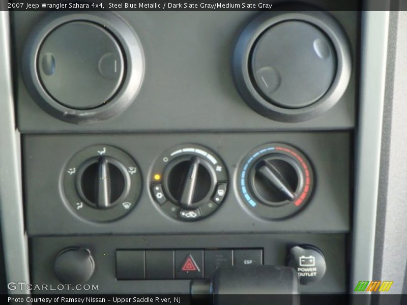 Steel Blue Metallic / Dark Slate Gray/Medium Slate Gray 2007 Jeep Wrangler Sahara 4x4