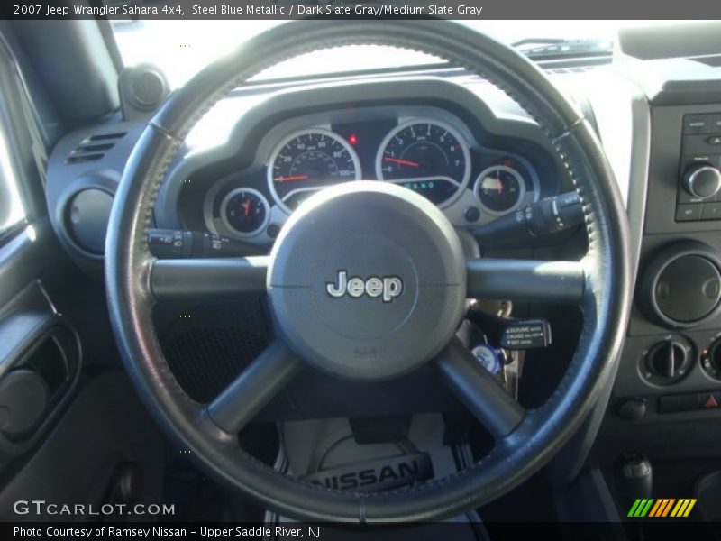 Steel Blue Metallic / Dark Slate Gray/Medium Slate Gray 2007 Jeep Wrangler Sahara 4x4