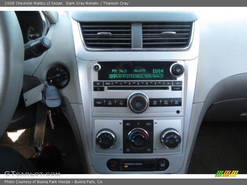 Dark Gray Metallic / Titanium Gray 2008 Chevrolet Malibu LS Sedan