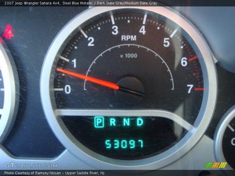 Steel Blue Metallic / Dark Slate Gray/Medium Slate Gray 2007 Jeep Wrangler Sahara 4x4