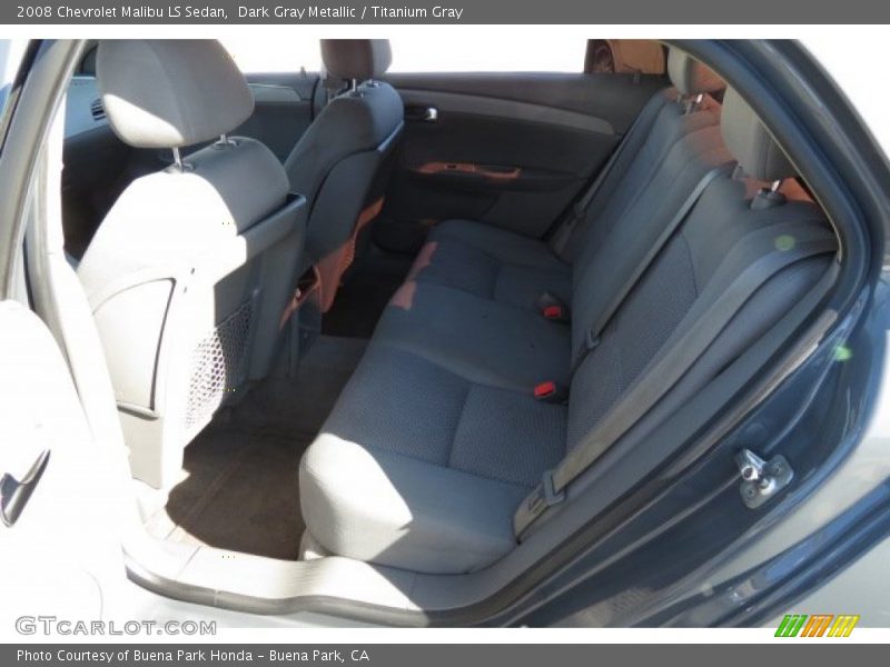Dark Gray Metallic / Titanium Gray 2008 Chevrolet Malibu LS Sedan