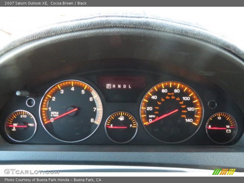 Cocoa Brown / Black 2007 Saturn Outlook XE