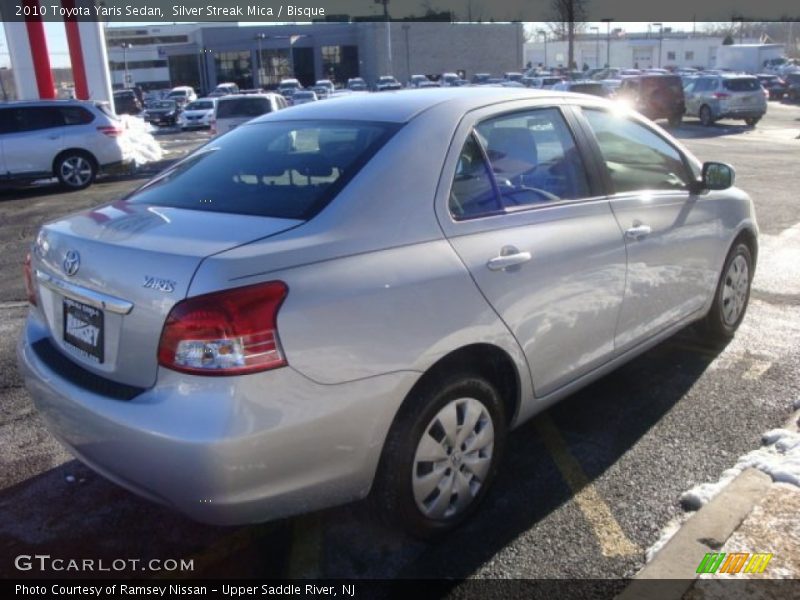 Silver Streak Mica / Bisque 2010 Toyota Yaris Sedan