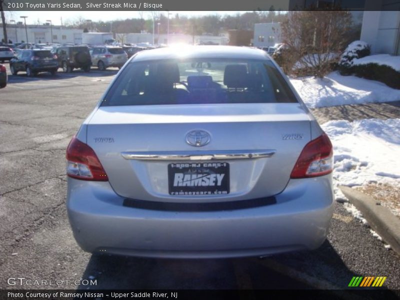 Silver Streak Mica / Bisque 2010 Toyota Yaris Sedan