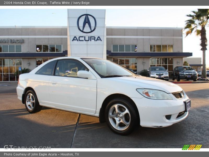 Taffeta White / Ivory Beige 2004 Honda Civic EX Coupe