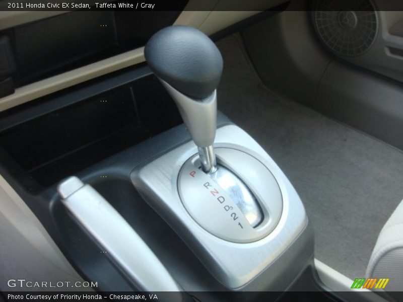 Taffeta White / Gray 2011 Honda Civic EX Sedan