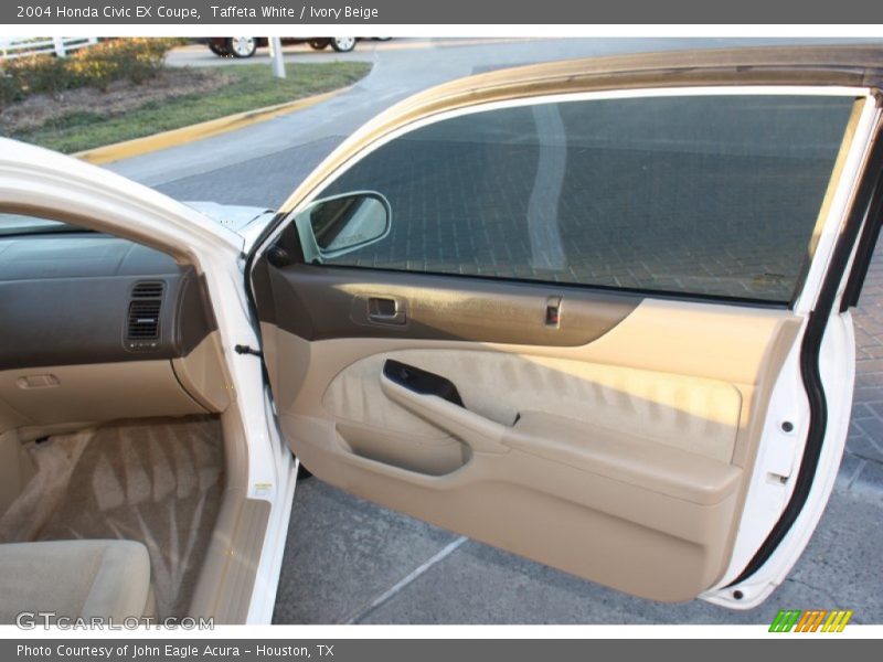 Taffeta White / Ivory Beige 2004 Honda Civic EX Coupe