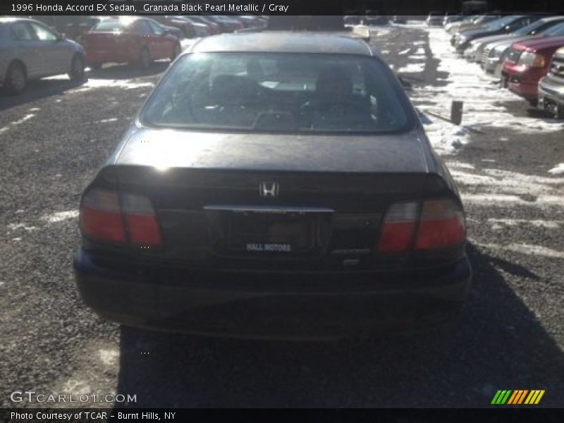 Granada Black Pearl Metallic / Gray 1996 Honda Accord EX Sedan