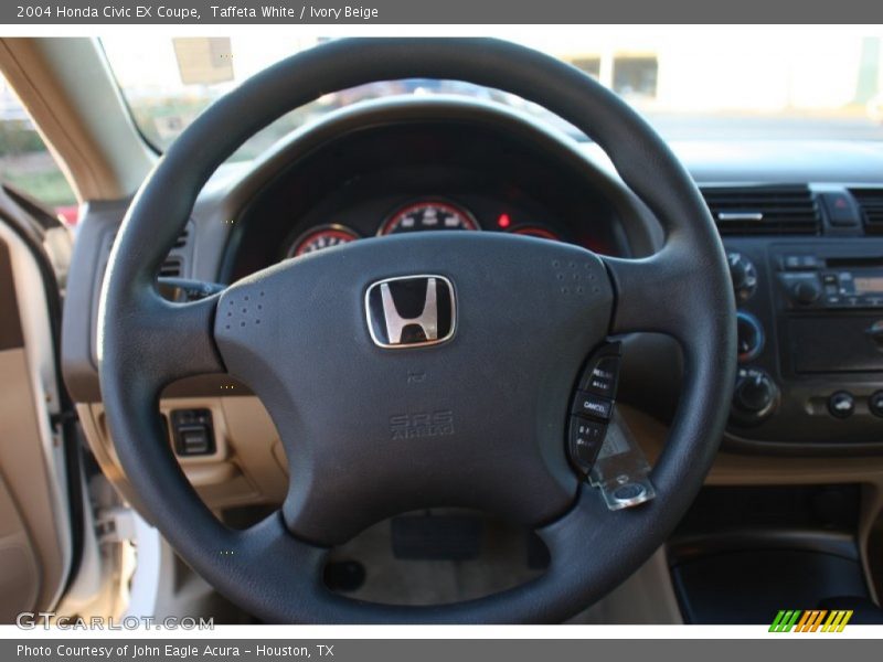 Taffeta White / Ivory Beige 2004 Honda Civic EX Coupe