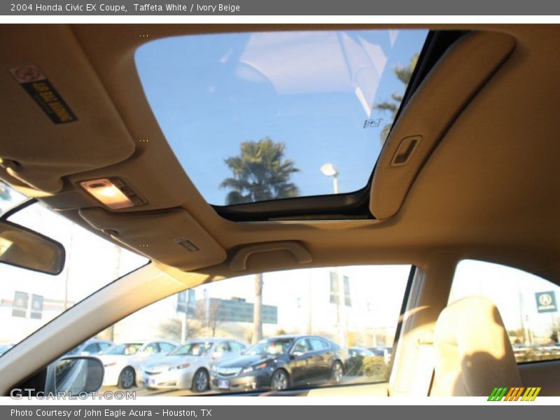 Taffeta White / Ivory Beige 2004 Honda Civic EX Coupe