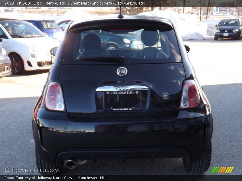 Nero (Black) / Sport Nero/Grigio/Nero (Black/Gray/Black) 2013 Fiat 500 Turbo