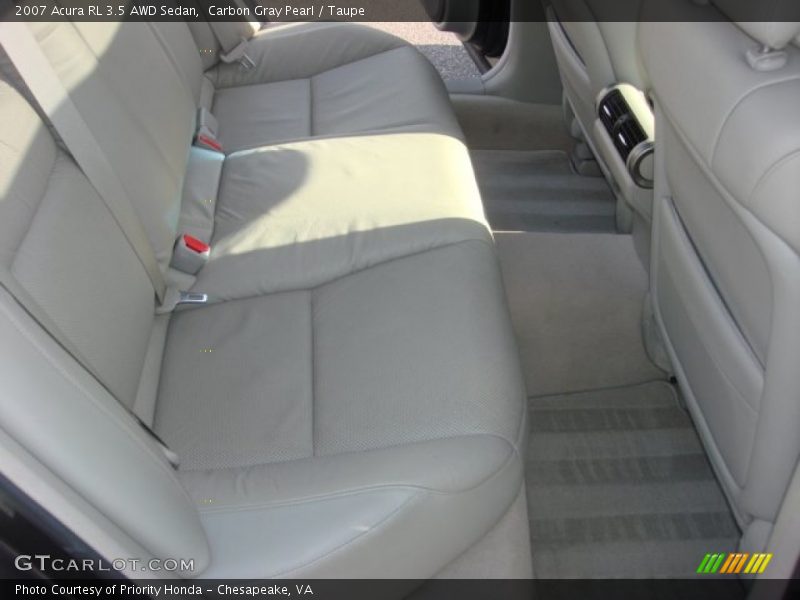 Carbon Gray Pearl / Taupe 2007 Acura RL 3.5 AWD Sedan