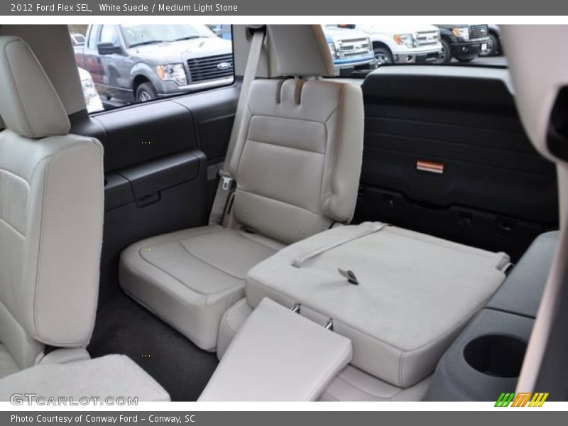 White Suede / Medium Light Stone 2012 Ford Flex SEL