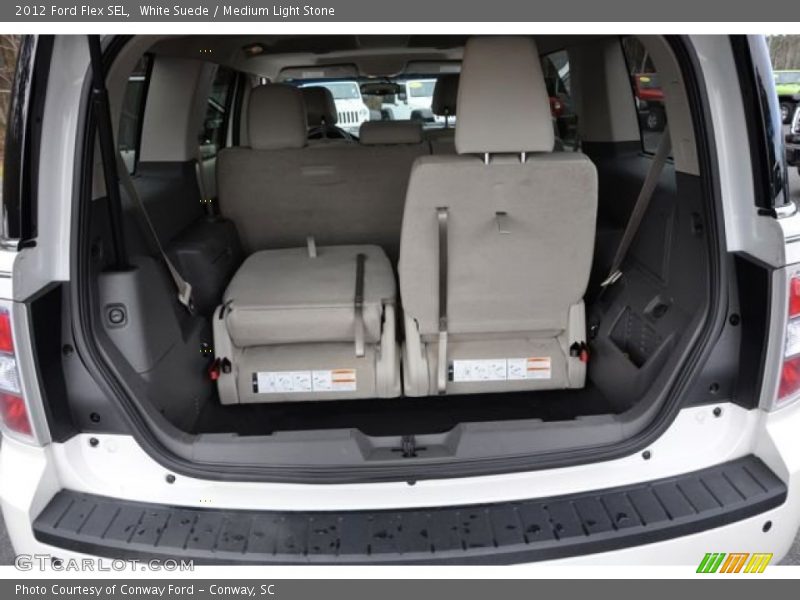 White Suede / Medium Light Stone 2012 Ford Flex SEL