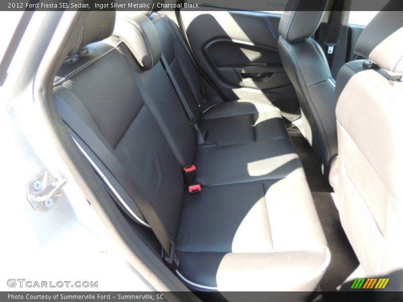 Ingot Silver Metallic / Charcoal Black 2012 Ford Fiesta SEL Sedan