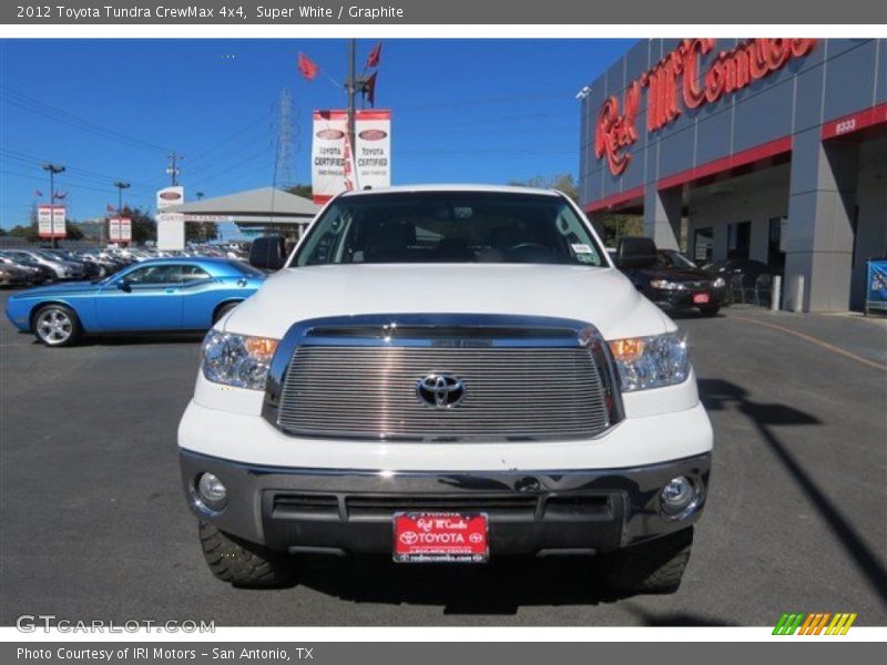 Super White / Graphite 2012 Toyota Tundra CrewMax 4x4