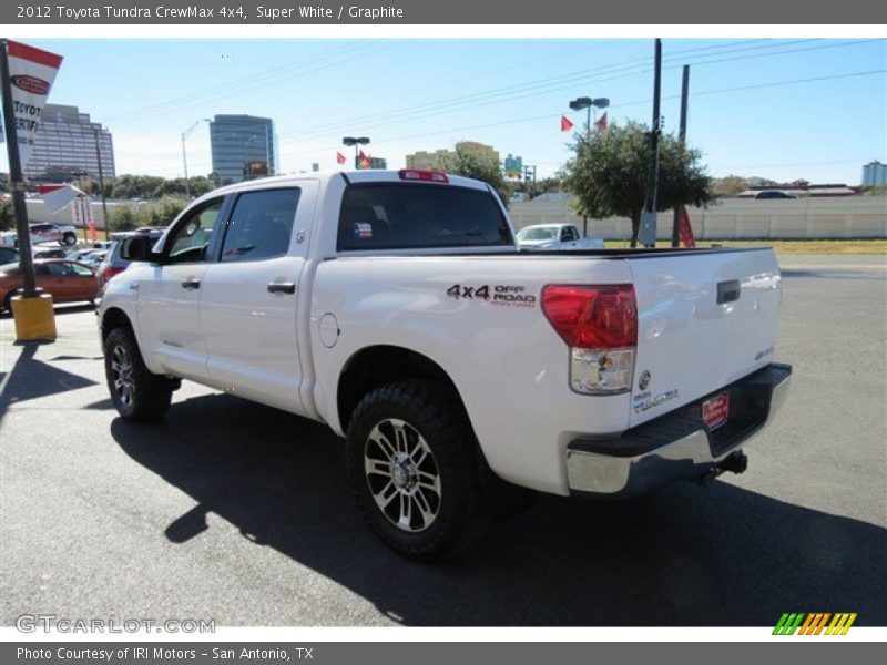 Super White / Graphite 2012 Toyota Tundra CrewMax 4x4