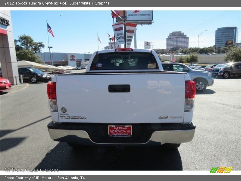 Super White / Graphite 2012 Toyota Tundra CrewMax 4x4