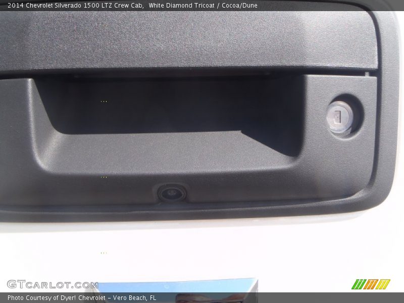 White Diamond Tricoat / Cocoa/Dune 2014 Chevrolet Silverado 1500 LTZ Crew Cab