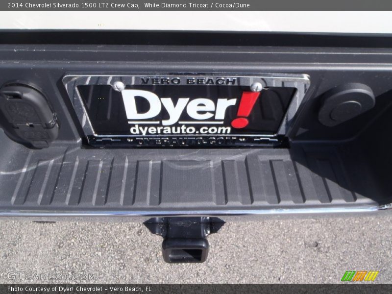 White Diamond Tricoat / Cocoa/Dune 2014 Chevrolet Silverado 1500 LTZ Crew Cab