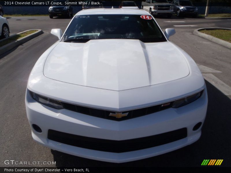 Summit White / Black 2014 Chevrolet Camaro LT Coupe