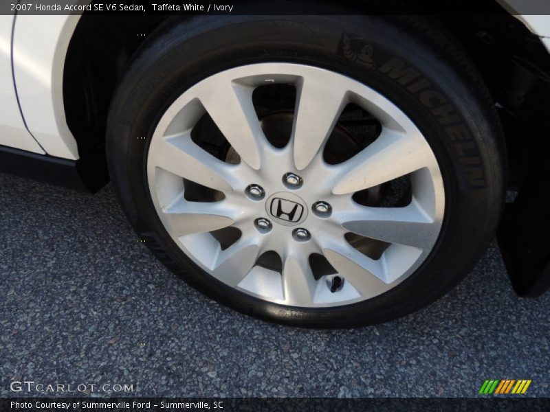 Taffeta White / Ivory 2007 Honda Accord SE V6 Sedan