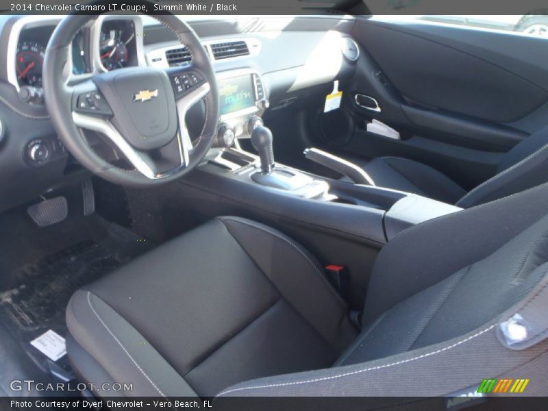 Summit White / Black 2014 Chevrolet Camaro LT Coupe