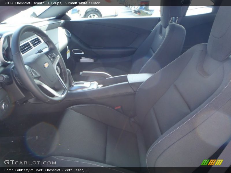 Summit White / Black 2014 Chevrolet Camaro LT Coupe