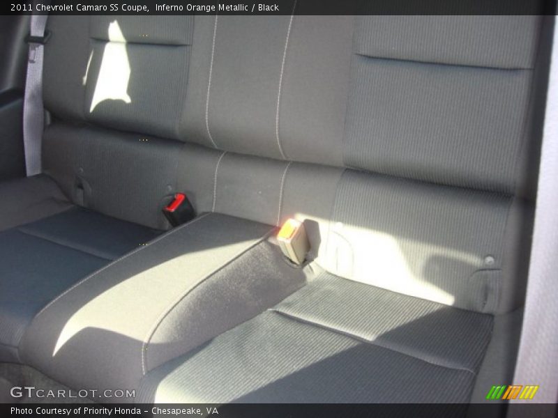 Inferno Orange Metallic / Black 2011 Chevrolet Camaro SS Coupe