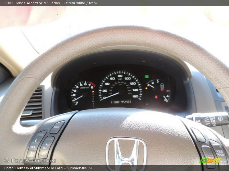 Taffeta White / Ivory 2007 Honda Accord SE V6 Sedan