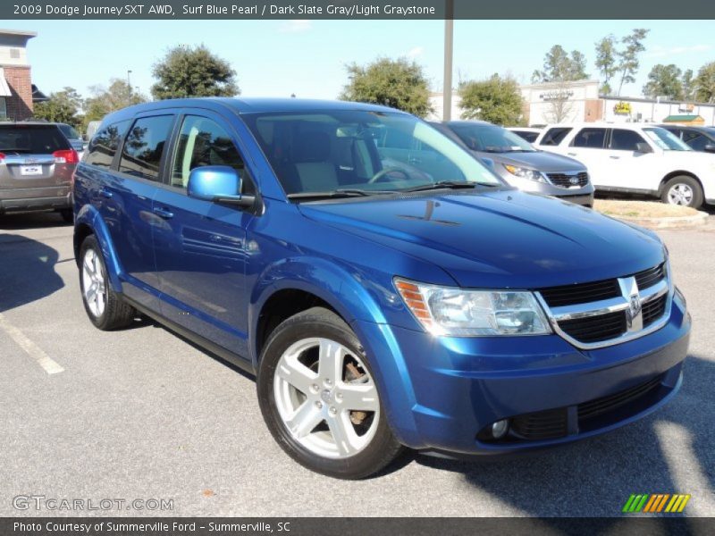 Front 3/4 View of 2009 Journey SXT AWD