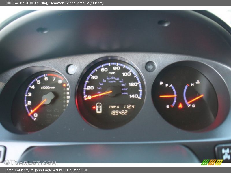 Amazon Green Metallic / Ebony 2006 Acura MDX Touring