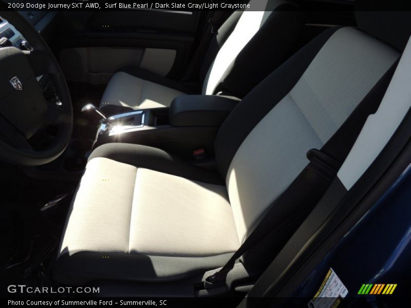 Surf Blue Pearl / Dark Slate Gray/Light Graystone 2009 Dodge Journey SXT AWD