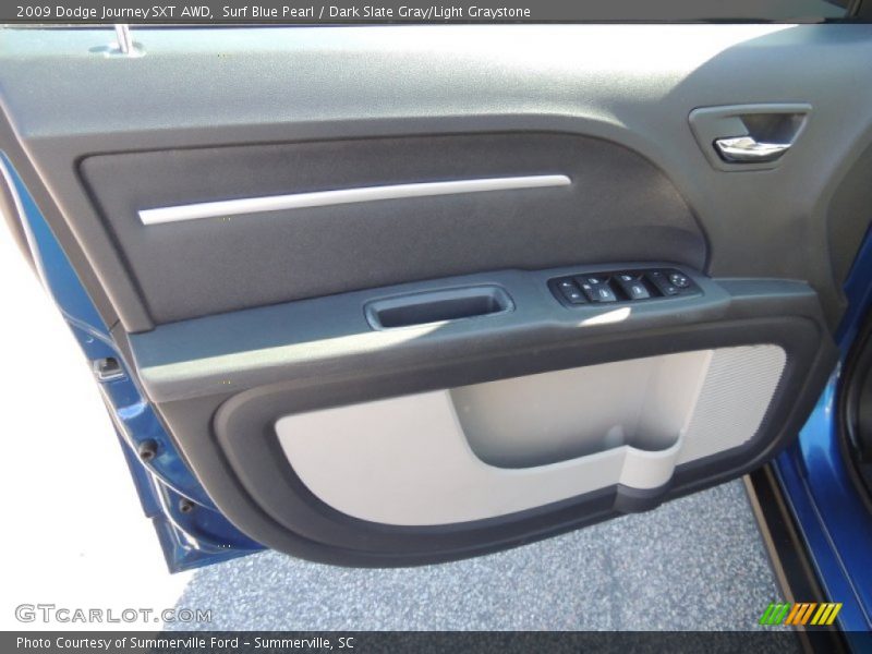 Surf Blue Pearl / Dark Slate Gray/Light Graystone 2009 Dodge Journey SXT AWD