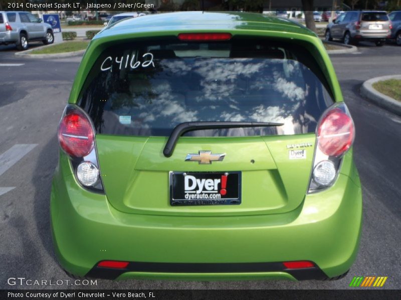 Jalapeno / Silver/Green 2014 Chevrolet Spark LT