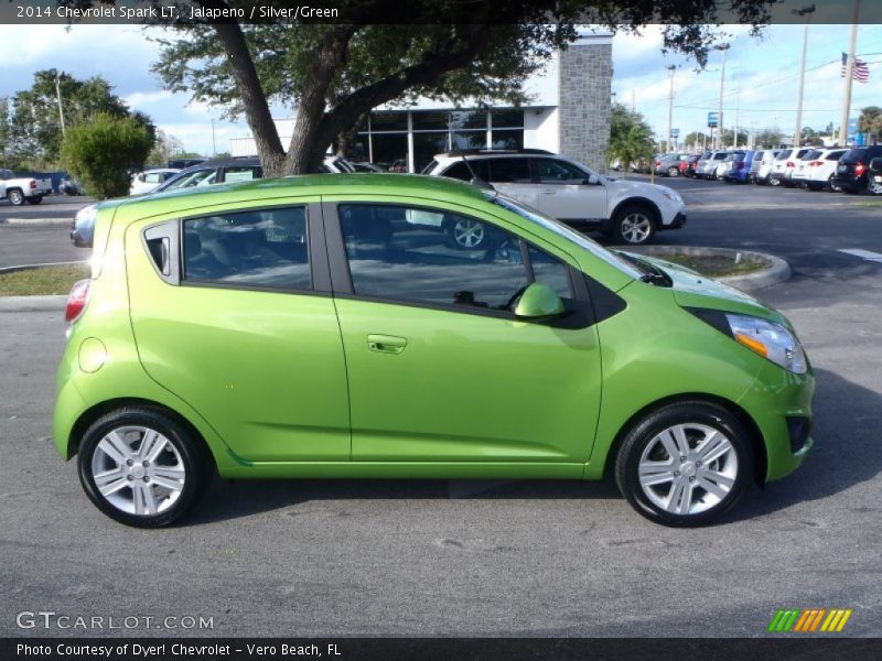 Jalapeno / Silver/Green 2014 Chevrolet Spark LT