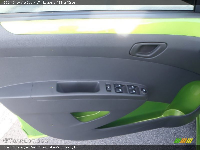 Jalapeno / Silver/Green 2014 Chevrolet Spark LT