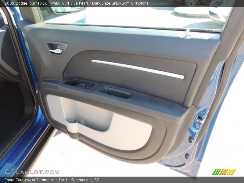Surf Blue Pearl / Dark Slate Gray/Light Graystone 2009 Dodge Journey SXT AWD