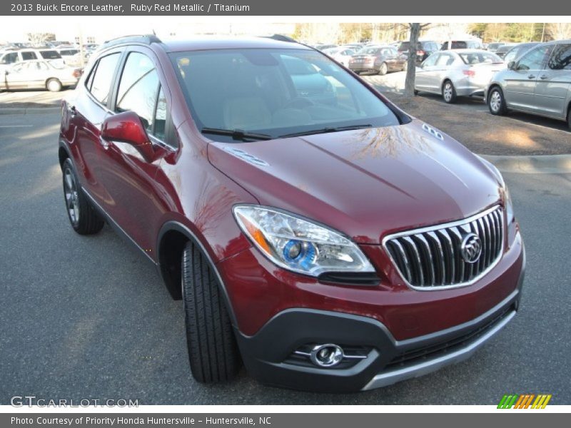 Ruby Red Metallic / Titanium 2013 Buick Encore Leather