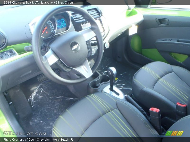 Jalapeno / Silver/Green 2014 Chevrolet Spark LT